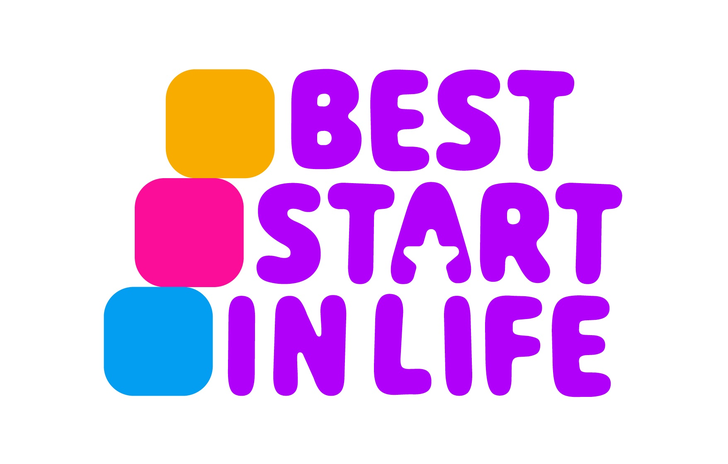 Purple logo that reads: Best Start in Life